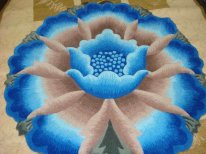 Цветок лотоса - синий